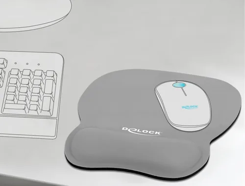 DeLOCK 12698 mouse pad Grey