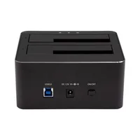 StarTech.com Dual Bay SATA HDD Docking Station - for 2 x 2.5 / 3.5" SATA SSD / HDD - Hot Swap - Hard Drive Docking Station - SSD Dock - HDD-Dockingstation Schächte: 2 - 2.5", 3.5" (6.4 cm, 8.9 cm)
