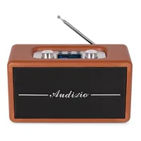 Audizio DAB+ Radio Tune60 Braun - Widerstandsfähigkeit: Keine Angabe - Radio Tuner: DAB+ - FM - Stromversorgung: Netzbetrieb - Detailfarbe: Braun - Streaming Formate: Keine - Ausstattung: Display - Senderspeicher - Sleep-Timer - Weckfunktion