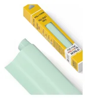 Poli-Tape Vinylfolie Permanent 30.5 x 183 cm, Mint matt - Geeignet für Drucker: Nein - Detailfarbe: Mint - Aussenanwendung: Ja - Selbstklebend: Ja - Aufbügelbar: Nein - Folientyp: Vinylfolie