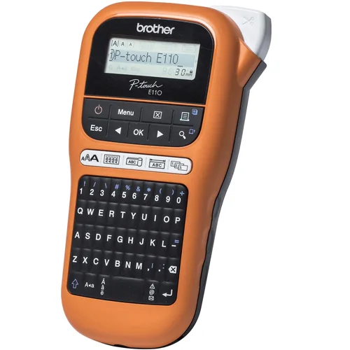 PTOUCH Gerät inkl. PT-E110VP Koffer, Adapter und Band