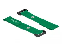 Delock Klettkabelbinder Grün 190 mm x 25 mm 5 Stück - Produkttyp: Klettkabelbinder - Ausstattung Kabelmanagement: Haftend - Wiederverwendbar - Detailfarbe: Grün - Breite: 25 mm - Länge: 190 mm - Material: Klett
