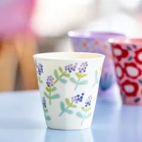 Koziol Trinkbecher Nora M Bloomies 300 ml, 1 Stück, Crème - Glas Typ: Trinkbecher - Material: Biozirkulärer Kunststoff - Detailfarbe: Crème - Höhe: 8.9 cm - Volumen: 300 ml
