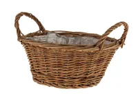 Opiflor Weidenkorb James, 25 cm Braun - Volumen: 4.3 l - Material: Weide - Form: Rund - Detailfarbe: Braun - Ausstattung: Keine - Einsatzort: Innen und Aussen