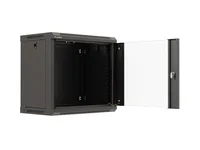 Lanberg WF03-5309-10B rack cabinet 9U Wall mounted rack Black