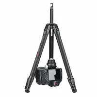 Ulanzi Stativ COMAN Zero Y - Höhenverstellbar: Ja - Detailfarbe: Schwarz - Material: Kohlefaser - Aluminium - Stativ-Bauart: Dreibeinstativ - Stativgewinde: 3/8'' - 1/4'' - Stativ-Ausstattung: Stativgewinde - Schnellwechselplatte - Kugelkopf