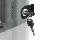 DIGITUS Wandschrank Compact 9HE 254mm 10 Glastür grau
