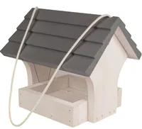 Windhager Vogelfuttersilo Sparber - Grundfarbe: Weiss - Grau - Tierart: Vogel - Produkttyp: Vogelhaus