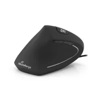 MediaRange Maus USB 2.0 Vertical Linkshänder, schwarz