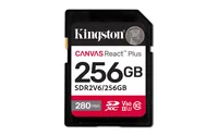 KINGSTON 256GB -  Canvas React Plus -  SDXC -  UHS-II -  280R/150W -  U3 -  V60 for Full HD/4K
