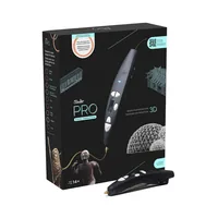 3Doodler 3D-Pen Pro III 7-teilig, Schwarz - Set: Ja - Drucktechnik: Keine - Anzahl Extruder: 7 - Druckwerkstoff: Holz - Kunststoff - Kupfer - Nylon - Polylactid Acid (PLA) - Stahl