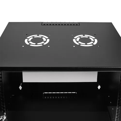 Logilink 19"" Wandschrank ECO, 6 HE, montiert, schwarz