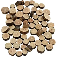 Creativ Company Holzscheiben Mix Ø 1-1.5 cm - Produkttyp: Holzscheiben - Detailfarbe: Braun - Verpackungseinheit: 1 Stück