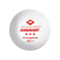 DONIC Schildkröt Tischtennisball 3-Stern Avantgarde 6er Set - Grundfarbe: Weiss - Orange - Verpackungseinheit: 6 Stück - Anzahl Sterne: 3 - Sportart: Tischtennis