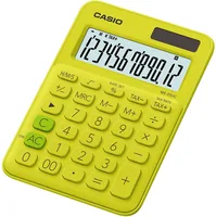 CASIO Mini Taschenrechner MS-20UC-YG-S 12-stellig gelb/grün