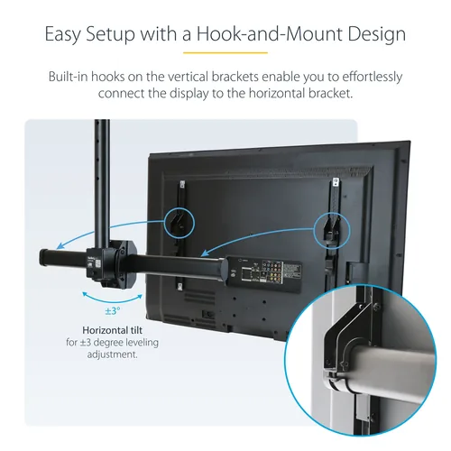 CEILING TV MOUNT - STEEL .