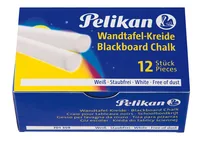 Pelikan Wandtafelkreide 755/12, 12-teilig, Weiss - Anwender: Erwachsene - Schule - Set: Ja - Detailfarbe: Weiss - Eigenschaft-Stift: Auswaschbar - Farbstifte & Wachsmalstifte-Art: Wandtafelkreide