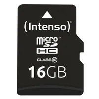 INTENSO Micro SDHC Card 16GB 3413470 Class 10