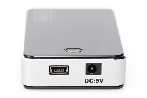 DIGITUS USB-Hub 7-Port 2.0->7xA2.0 m.Netzteil schwarz