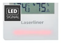 Laserliner Thermo-/Hygrometer ClimaHome Check Plus Digital - Detailfarbe: Weiss - Typ: Thermo-/Hygrometer - Anwendungsbereich: Temperaturmessung - Luftfeuchtigkeitsmessung