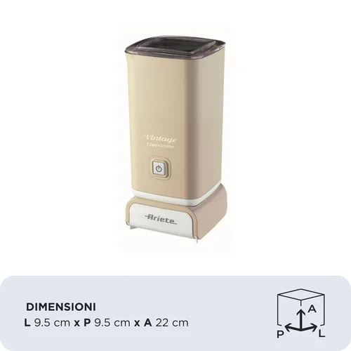 Ariete Vintage Milchaufschäumer, beige