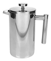FURBER Kaffeebereiter 1 l, Silber - Materialtyp: Metall - Material: Edelstahl - Zubereitungssystem: French Press - Detailfarbe: Silber - Anzahl Tassen: 8 × - Fassungsvermögen: 1 l