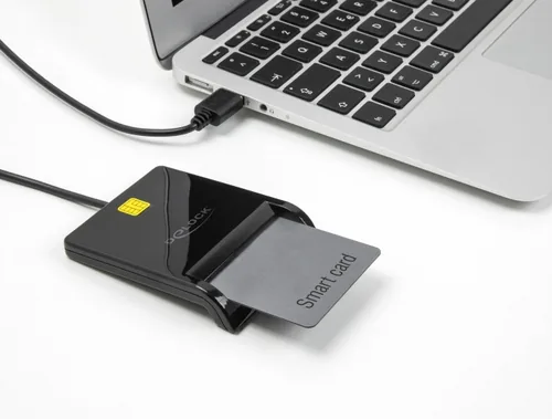 Delock Chipkartenleser USB 2.0 Smartcard - App kompatibel: Nein - Set: Nein - Produkttyp: Kartenleser - System: Universell - Bedienungsart: Keine