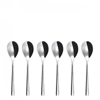 Sola Espressolöffel Sola 6 Stück, Silber - Produkttyp: Cappuccino-Löffel - Material: Edelstahl 18/10 - Griffmaterial: Edelstahl 18/10 - Spülmaschinenfest: Ja - Verpackungseinheit: 6 Stück - Detailfarbe: Silber
