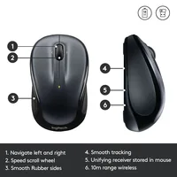 Logitech M325 - Color Collection Limited Edition - Maus - optisch - 3 Tasten - kabellos - 2.4 GHz - kabelloser Empfänger (USB)