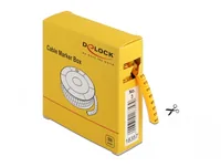 Delock Kabelkennzeichnung Nr.3, gelb, 500 Stück - Produkttyp: Kabelbeschriftung - Ausstattung Kabelmanagement: Befestigungsclip - Verpackungseinheit: 500 Stück - Material: PVC - Detailfarbe: Gelb