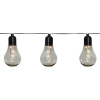 Star Trading Lichterkette GLOW Schwarz - Betriebsart: Batteriebetrieb - Leuchten Kategorie: Lichterkette - Lampensockel: T8 - Leuchtenfarbe: Schwarz - Aussenanwendung: Ja - Lichtfarbe: Warmweiss (WW)