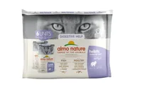 Almo Nature Nassfutter Intestinal Help Multipack 6 x 70 g - Tierbedürfnis: Verdauung - Magen & Darm - Geschmacksrichtung: Fisch - Geflügel - Zertifikate: Keine Zertifizierung - Fleischsorte: Geflügel - Fisch - Futtereigenschaft: Ohne künstliche Zusätze - 