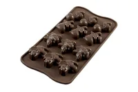 Silikomart Scg16 Dino candy/chocolate mould Silicone Brown
