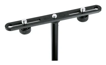 K&M Ergänzungsschiene 23550 - Gewicht: 0.06 kg - Material: Aluminium - Detailfarbe: Schwarz - Stativ-Bauart: Andere - Höhenverstellbar: Nein