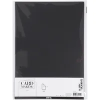 Creativ Company Fotokarton A4, 10 Blatt, Schwarz - Papierformat: A4 - Selbstklebend: Nein - Papierfarbe: Schwarz - Papiertyp: Fotokarton - Mediengewicht: 220 g/m² - Verpackungseinheit: 10 Stück