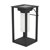 EGLO Leuchten Laterne USIGNI Solar-LED - Produkttyp: Laterne - Betriebsart: Solarbetrieb - Dimmbar: nicht dimmbar - Lampensockel: LED - Lichtfarbe: Neutralweiss (NW) - Timerfunktion: Nein