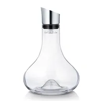 Blomus Dekanter Alpha 1 l, Transparent - Produkttyp: Dekanter - Material: Glas - Edelstahl - Silikon - Detailfarbe: Transparent - Fassungsvermögen: 1 l