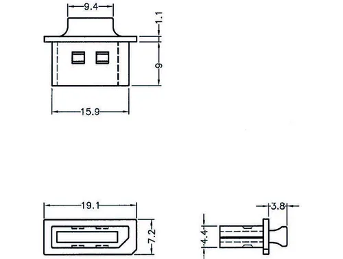 Delock Staubschutz DP f mit Griff 10 Stk.,Schwarz - Kabeltyp: Adapter - Videoanschluss Seite A: DisplayPort - Videoanschluss Seite B: Keiner