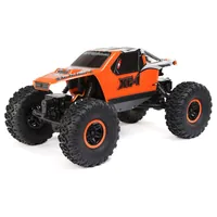 Axial Rock Crawler AX24 XC-1 4WS, Orange, RTR, 1:24 - Fahrzeugtyp: Rock Crawler - Antrieb: 4x4 - Antriebsart: Elektro Brushed - Modellausführung: RTR (Ready to Run) - Benötigt zur Fertigstellung: Kein weiteres Zubehör nötig - Detailfarbe: Orange