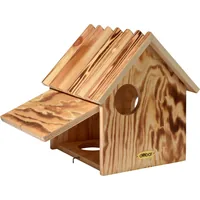 dobar Eichhörnchenkobel mit 3 Eingängen, 26 x 26 x 29 cm - Tierart: Eichhörnchen - Produkttyp: Unterschlupf - Material: Holz