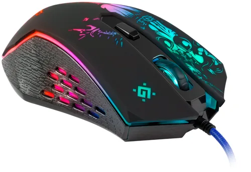 Gaming, optic, wired mouse  DEFENDER GM-933 SIN'SISTER 7200dpi 6P RGB