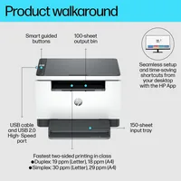 HP LaserJet MFP M234d Printer Laser A4 600 x 600 DPI 29 ppm