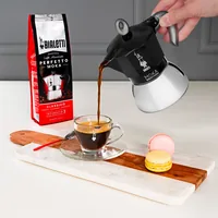 Bialetti Moka Induktion, Schwarz, Espressokocher für 4 Tassen