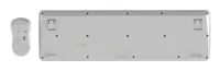 Gembird Slim Pro Business wireless desktop set, white, US layout
