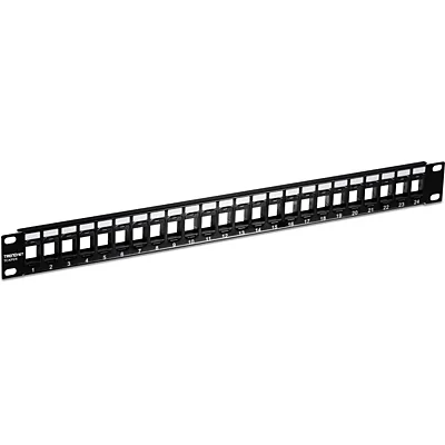 TRENDnet Patchpanel 24-Port Blank Cat6 1U 19"" rackmount