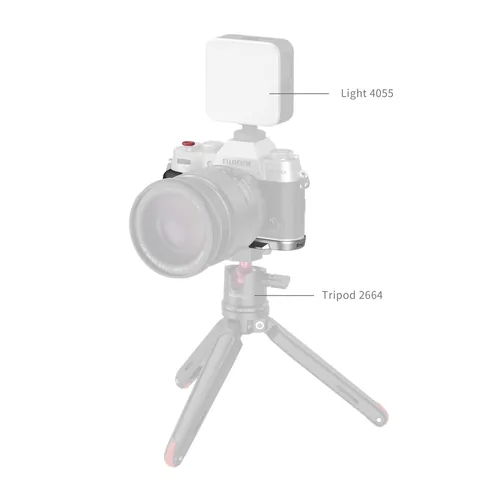 Smallrig L-Winkel Silikonhandgriff FUJIFILM X-T50 - Silber - Detailfarbe: Silber