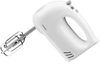 Trisa Handmixer Mixstar Weiss - Motorleistung: 300 W - Funktionen: Pürieren - Schlagen - Rühren - Mixen - Kneten - Detailfarbe: Weiss