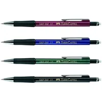 FABER-CASTELL Druckbleistift GRIP 1345 0.5mm 134599 schwarz, mit Radierer