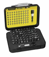 Stanley Bit-Set 1/4 61-teilig - Bit-Typ: Innensechskant - Philips - Pozidriv - Schlitz - Torx - Grösse: Diverse - Set: Ja