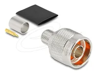 DELOCK N Stecker z.Crimpen LMR400 passend.schrumpfschlauch